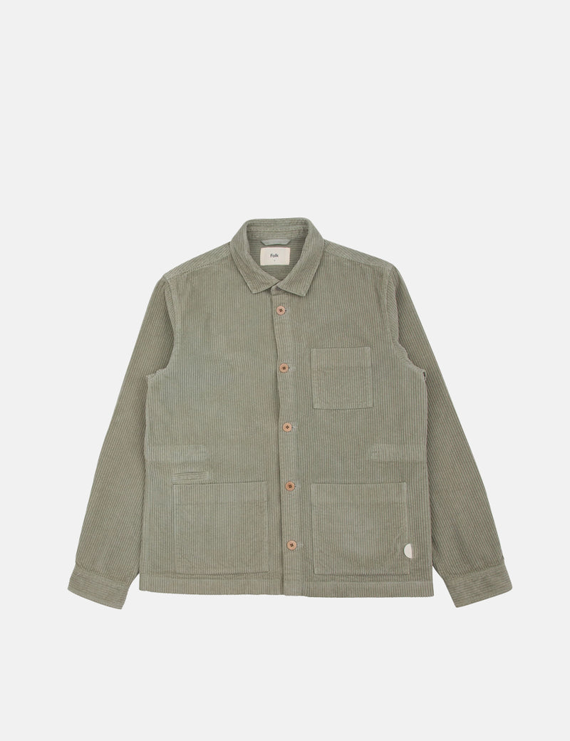 Folk Assembly Jacket (Chunky Cord) - Light Green