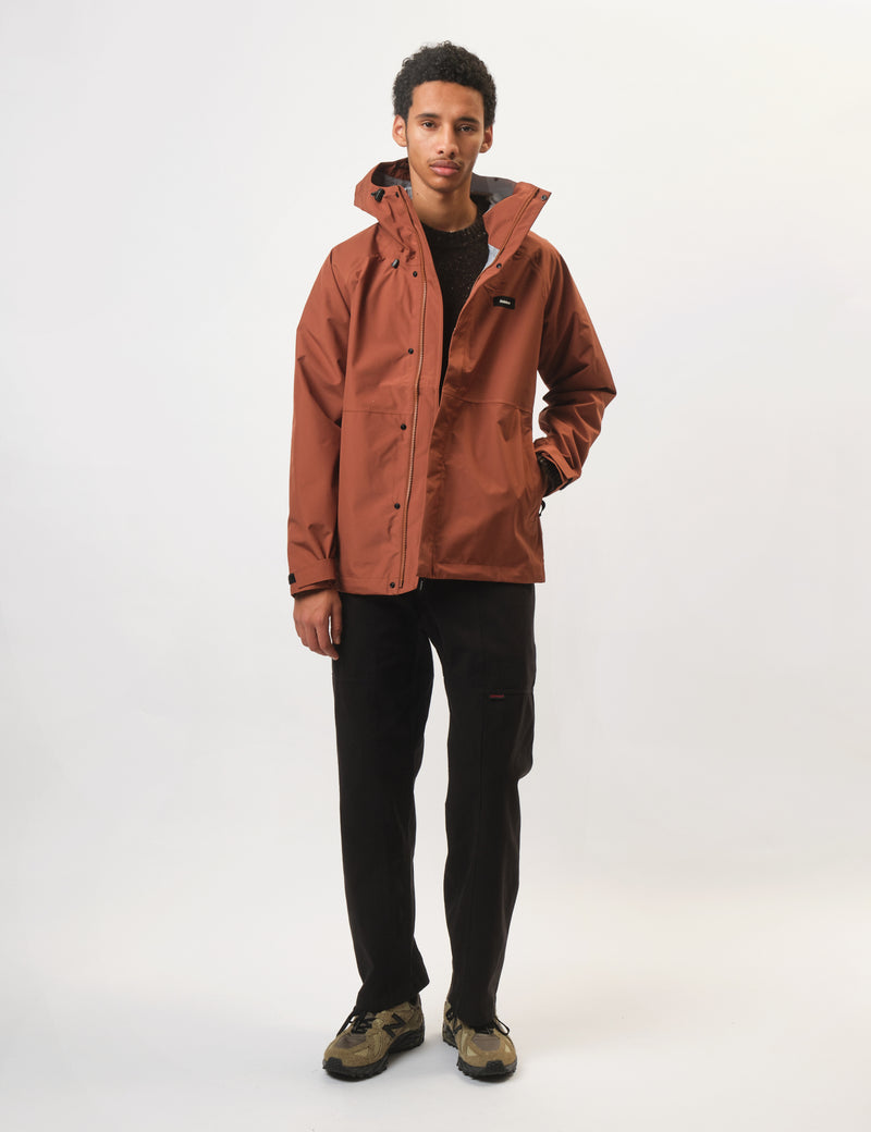 Finisterre Skybird Waterproof Jacket - Pecan Brown