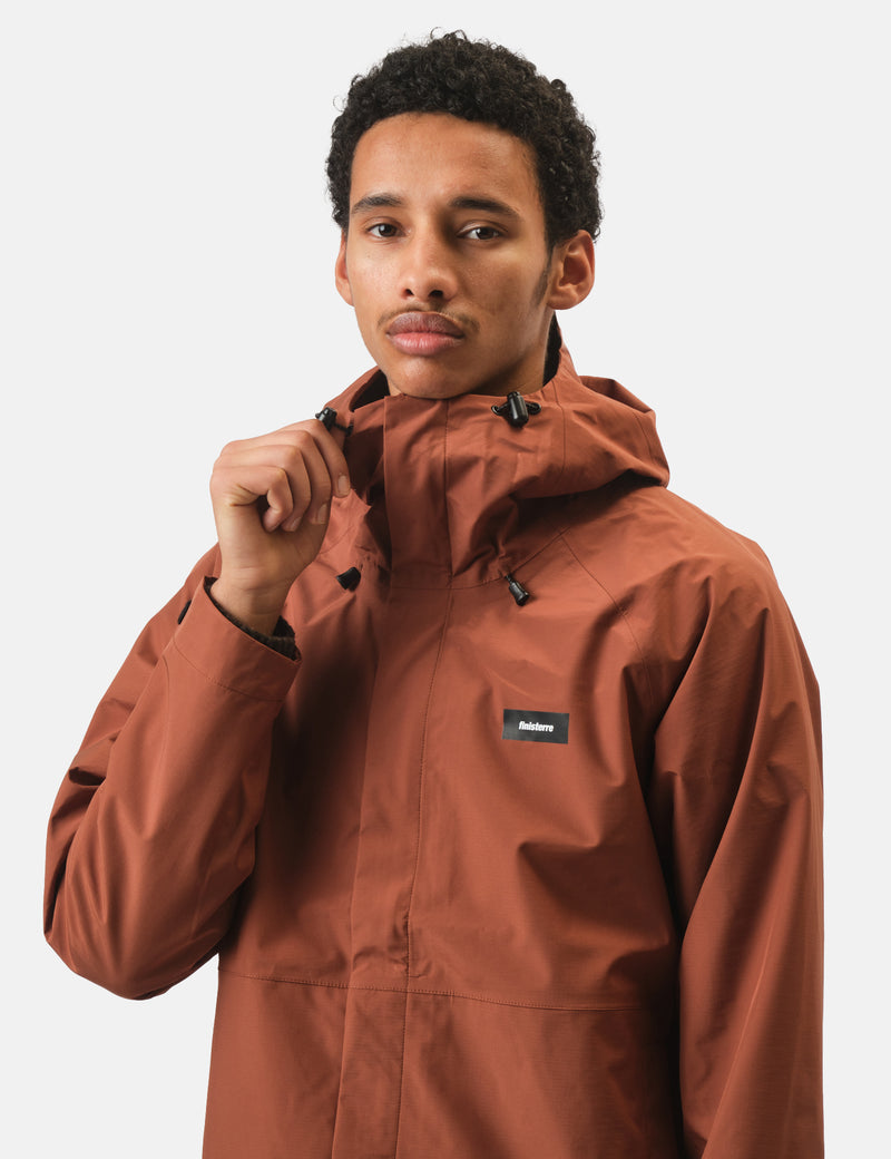 Finisterre Skybird Waterproof Jacket - Pecan Brown