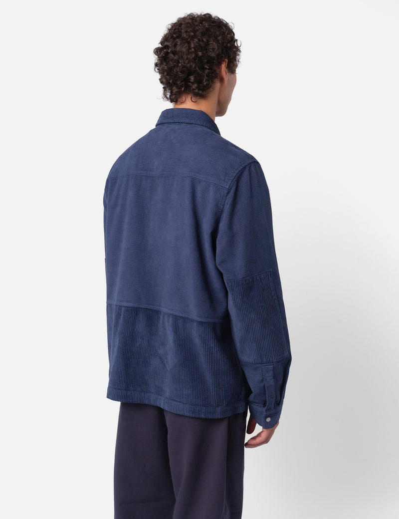 Folk Assembly Cord Mix Jacket - Soft Blue