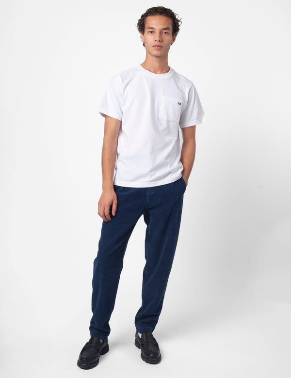 Folk Assembly Corduroy Pant - Washed Indigo Blue