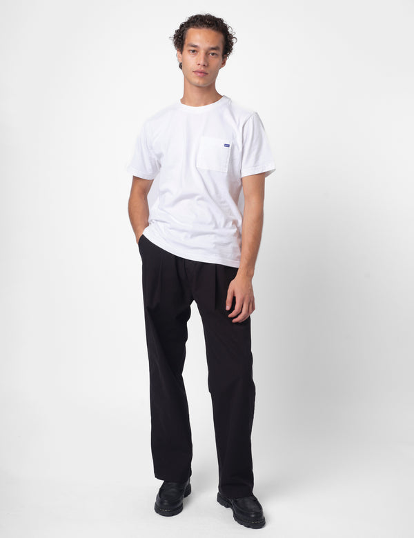 Folk Drawcord Loose Ripstop Trouser - Black