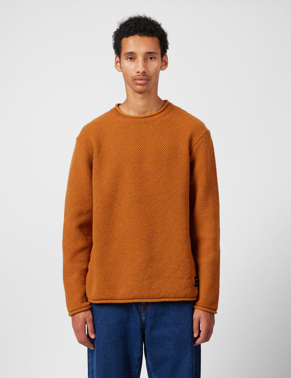 Finisterre Barents Jumper (Wool Mix) - Copper