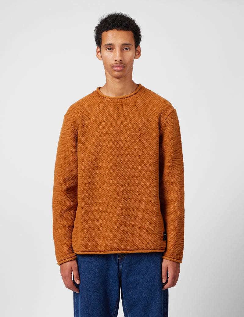 Finisterre Barents Jumper (Wool Mix) - Copper