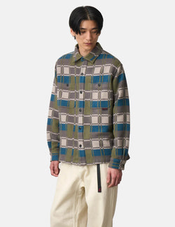 Gramicci Anthony Flannel Check Shirt - Silver Grey