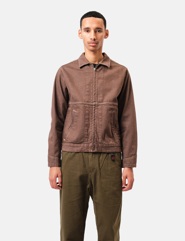 Gramicci Japanese Slub Denim Jacket - Amber Brown