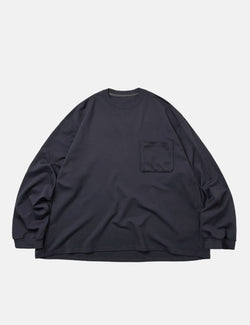GOOPiMADE G_model-01 3D Long Sleeve Pocket T-Shirt - Dark Grey