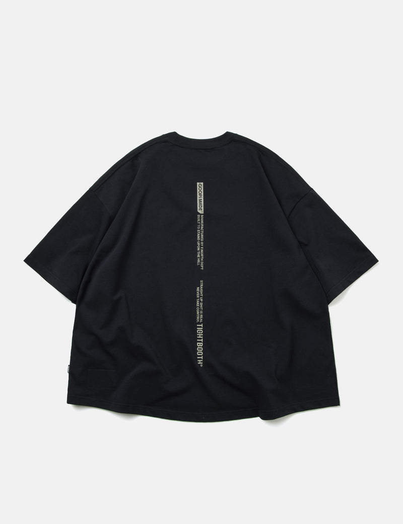 GOOPiMADE x TIGHTBOOTH “GMT-01T” Sin CityT-Shirt - Black