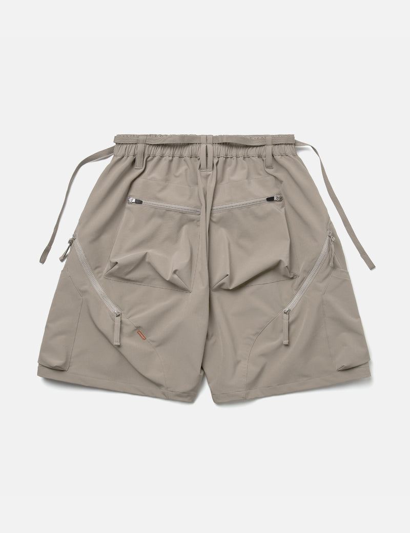 GOOPiMADE MWS-01 "Hydrodynamics" Utility Zip-Shorts - Ochre Green