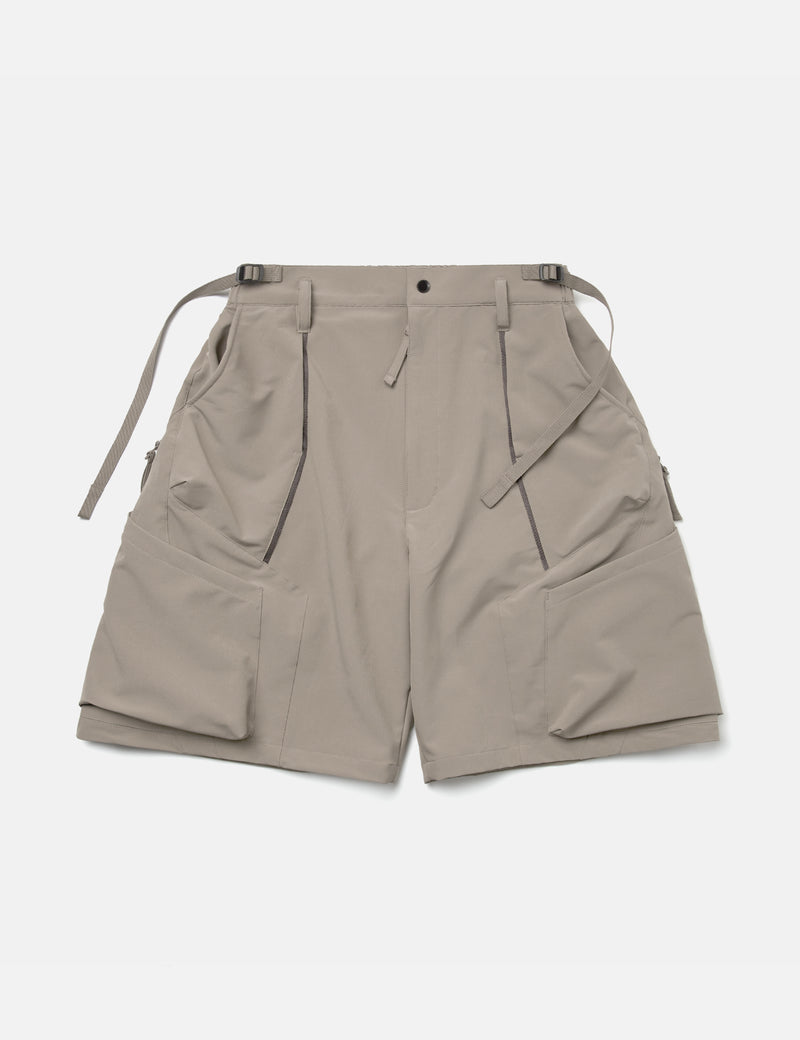 GOOPiMADE MWS-01 "Hydrodynamics" Utility Zip-Shorts - Ochre Green