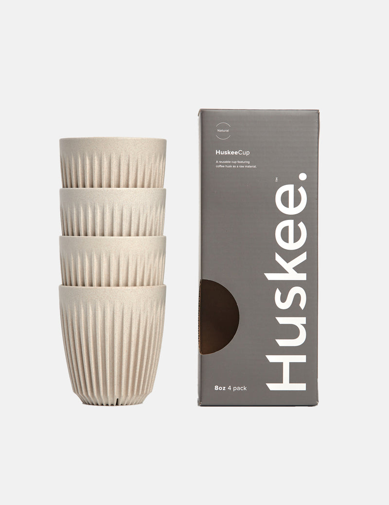 Huskee 8oz Cup (4 Pack) - Natural