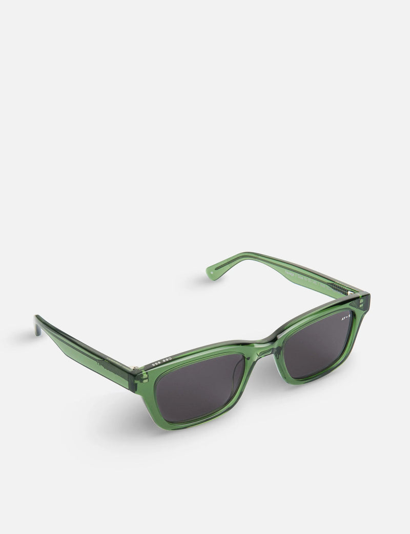 AY Studios Savage Sunglasses - Transparent Forest Green