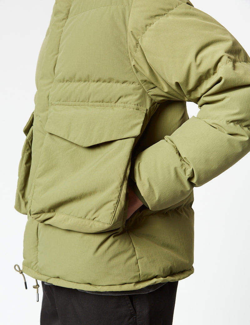 Snow Peak Recycled Down Jacket - Olive Green