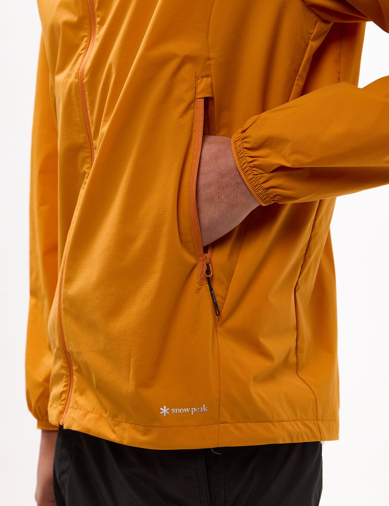 Snow Peak Stretch Packable Jacket - Orange