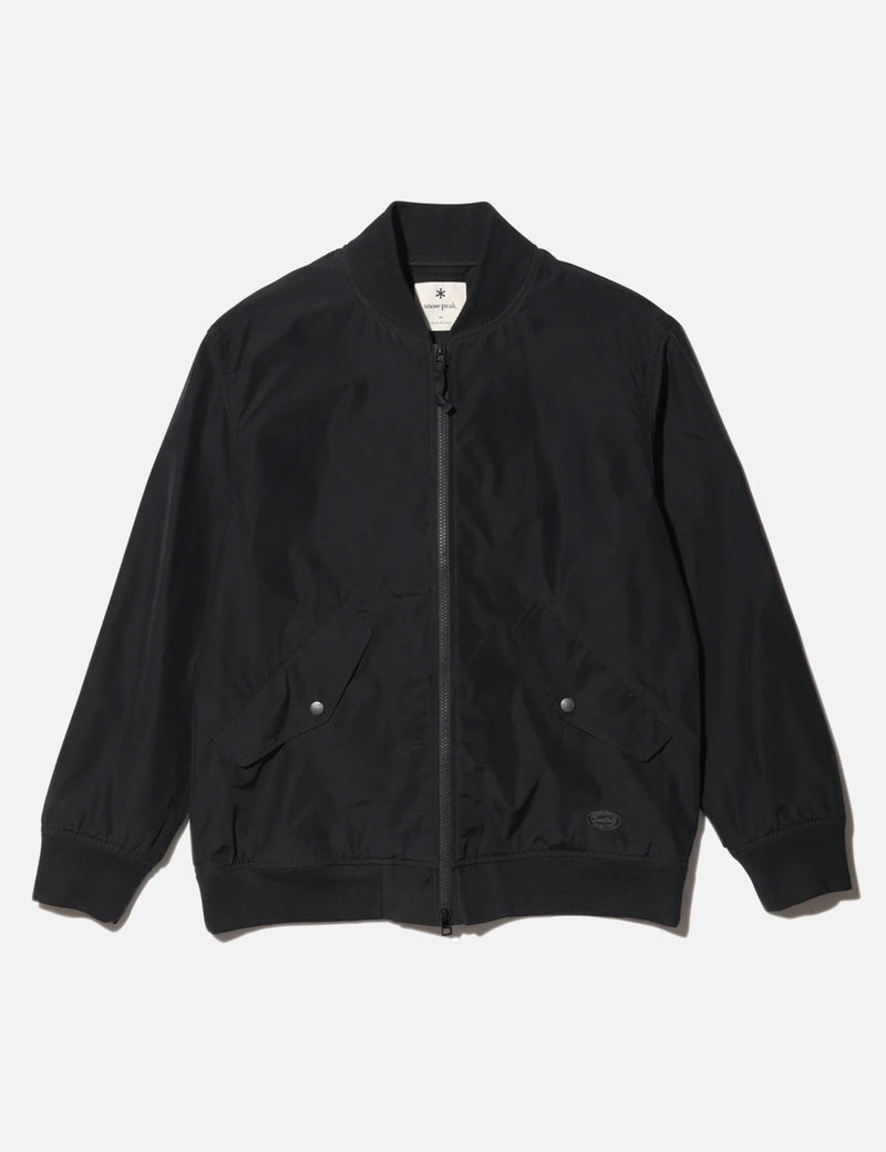 Snow Peak Light Mountain Cloth Jacket - Black