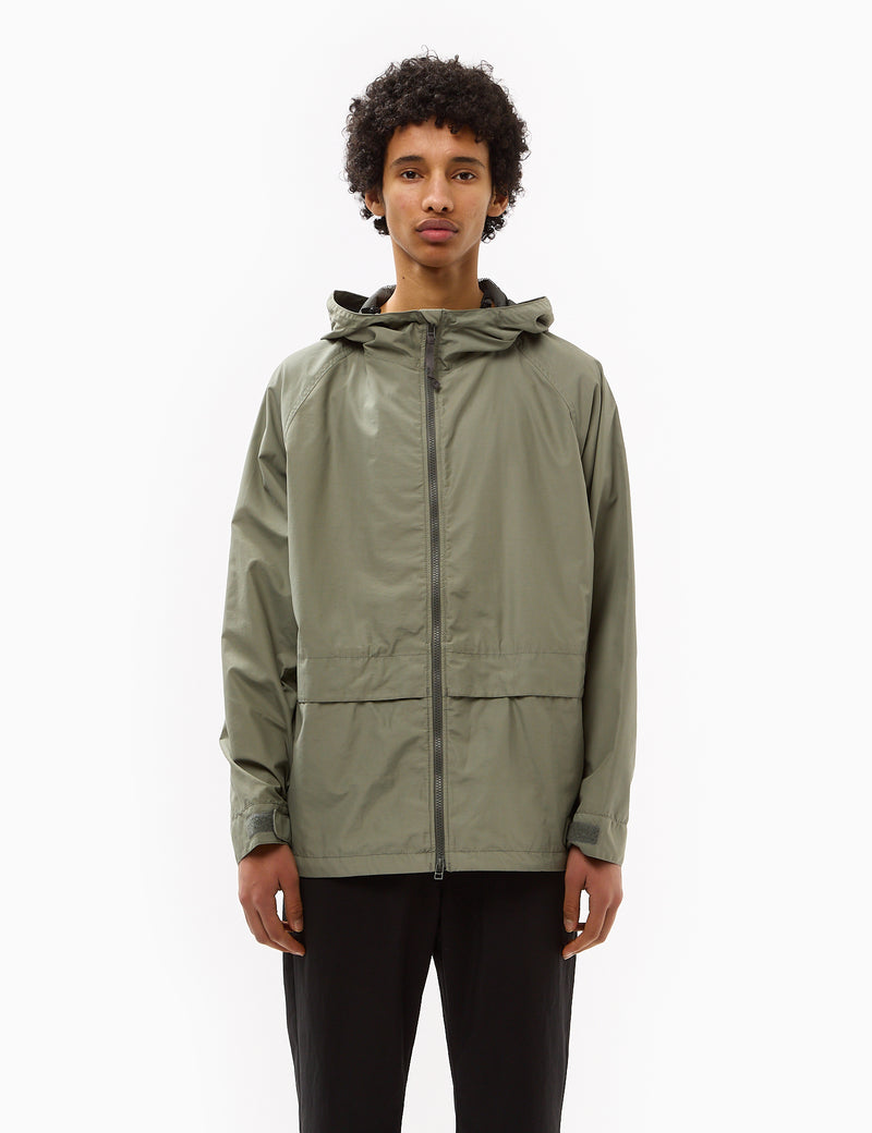 Snow Peak Light Mountain Cloth Zip Up Parka - Dark Grey