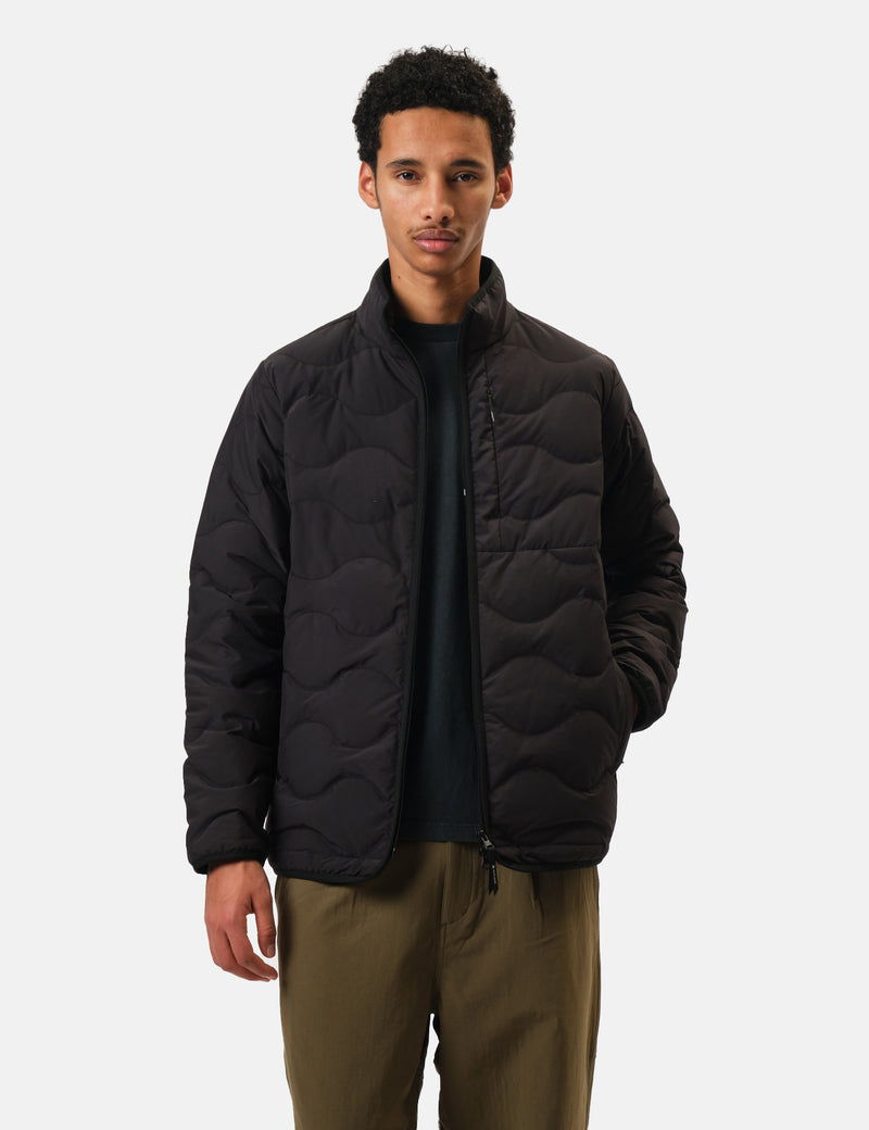 Snow Peak Seamless Quilted Down Jacket - Black