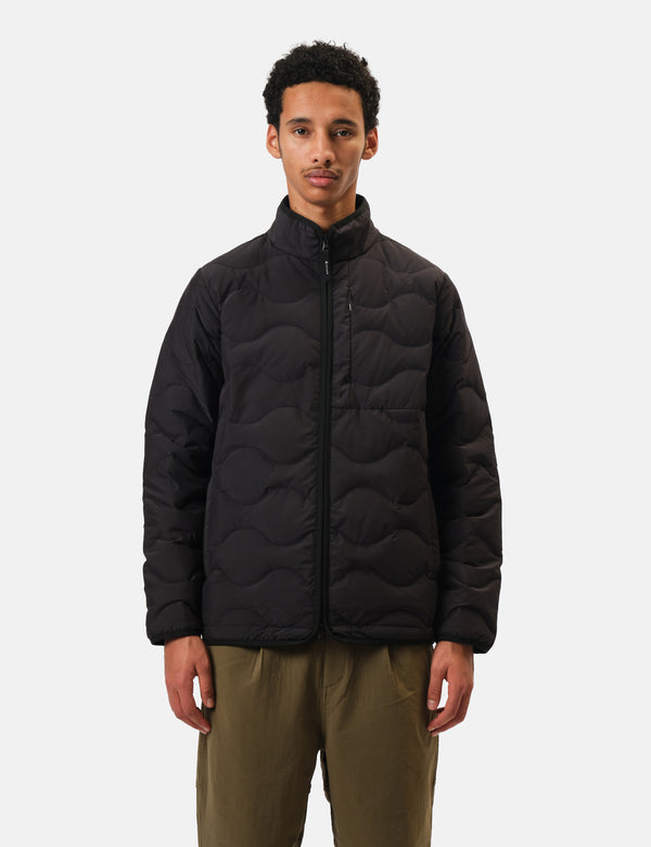 Snow Peak Seamless Quilted Down Jacket - Black