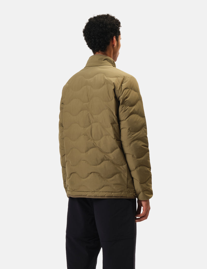 Snow Peak Seamless Quilted Down Jacket - Olive