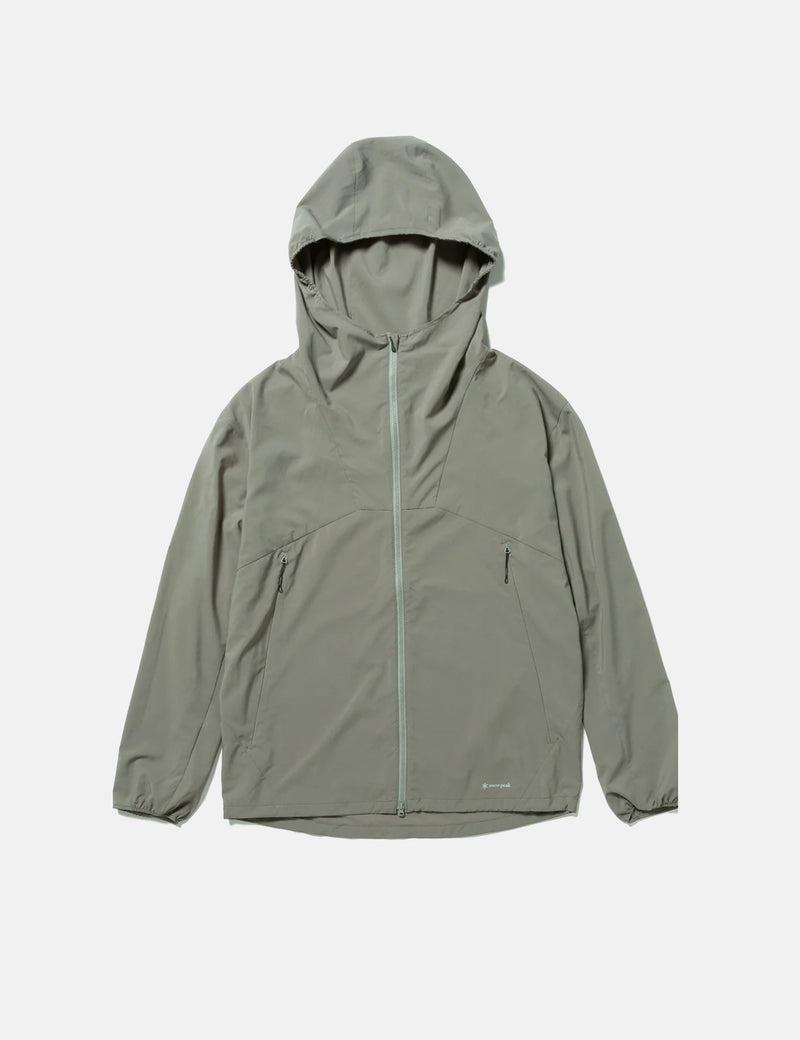 Snow Peak Shadow Ripstop Jacket - Olive Green