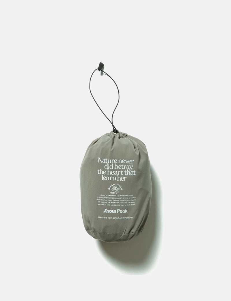 Snow Peak Shadow Ripstop Jacket - Olive Green