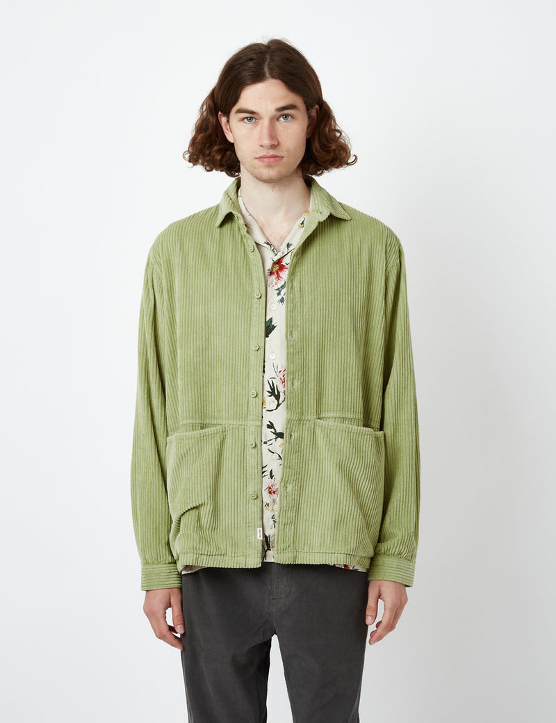 Kestin Armadale Overshirt - Pistachio Green