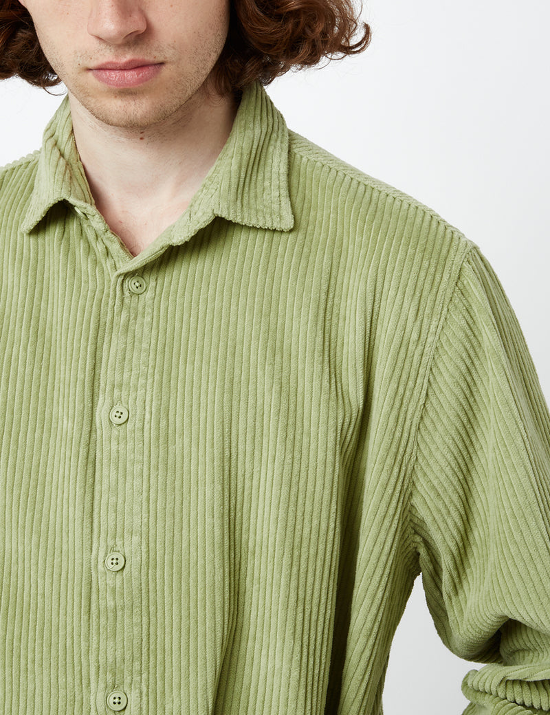 Kestin Armadale Overshirt - Pistachio Green