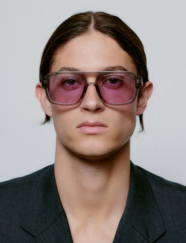 A. Kjaerbede Kaya Sunglasses - Grey Transparent