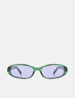 A. Kjaerbede Macy Sunglasses - Green Marble Transparent