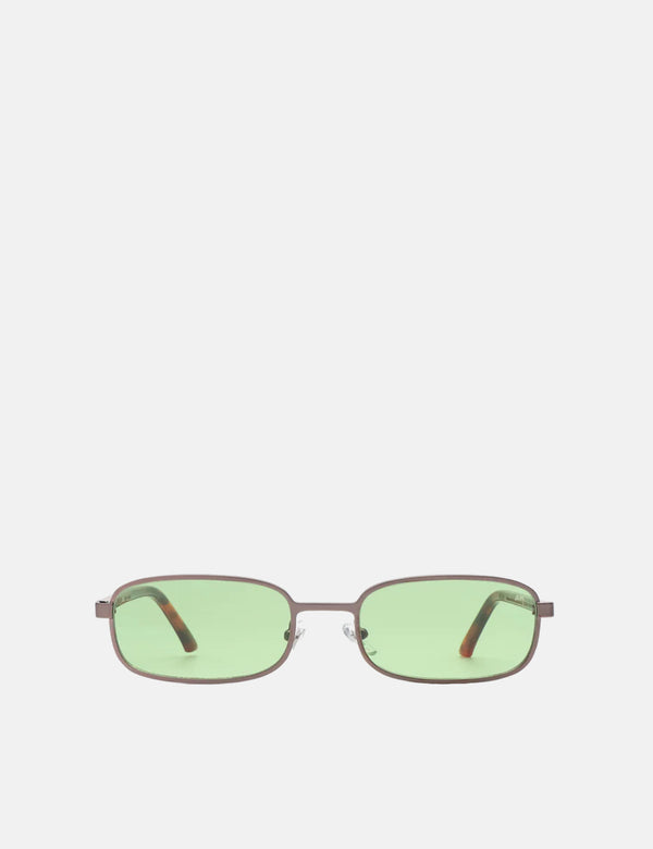 A.Kjaerbede Noah Sunglasses - Matte Gun Metal Havana