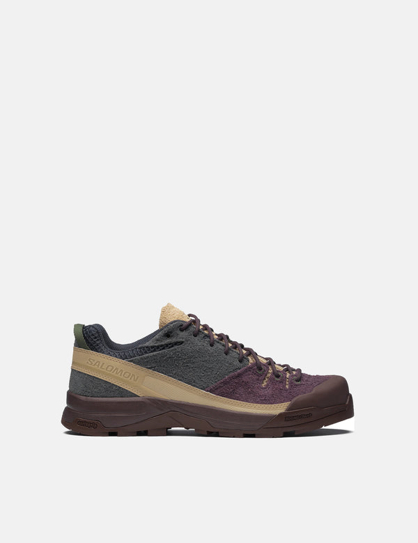 Salomon X-ALP Suede Trainers - Plum Perfect/Nine Iron/Safari