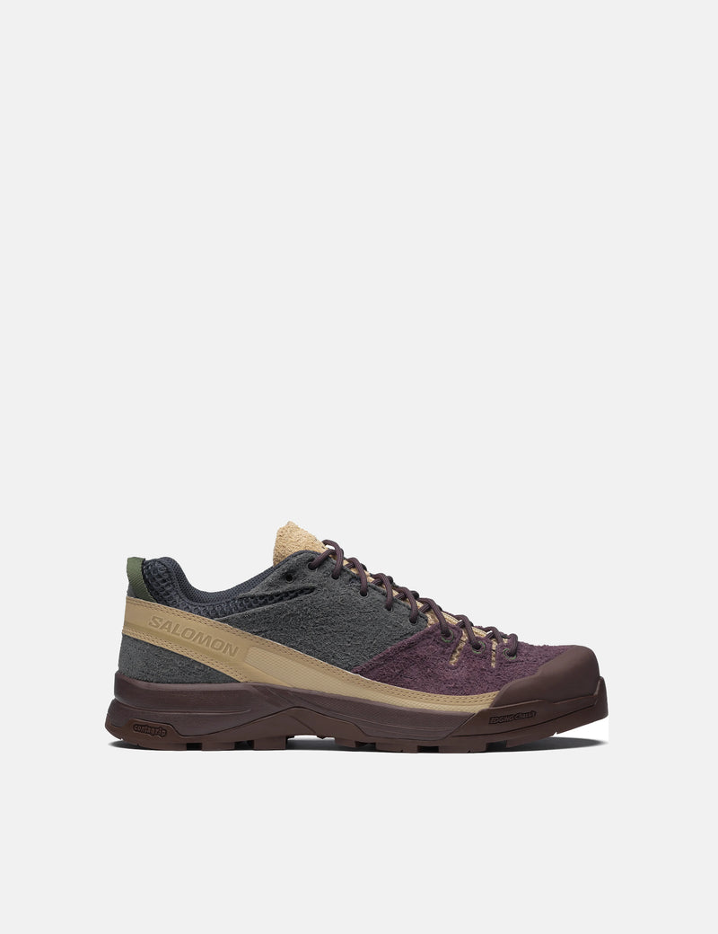 Salomon X-ALP Suede Trainers - Plum Perfect/Nine Iron/Safari