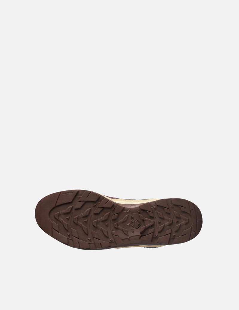 Salomon X-ALP Suede Trainers - Plum Perfect/Nine Iron/Safari