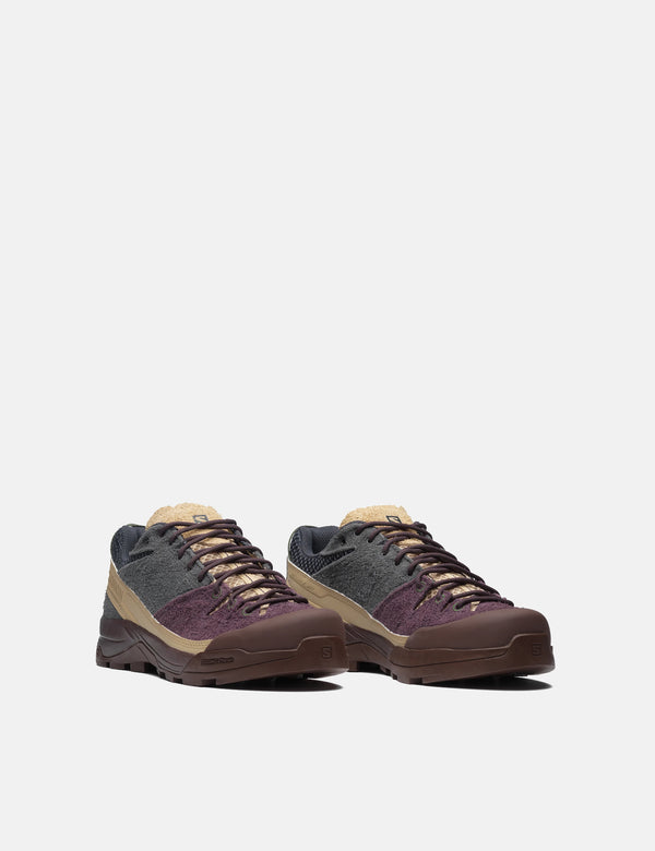 Salomon X-ALP Suede Trainers - Plum Perfect/Nine Iron/Safari