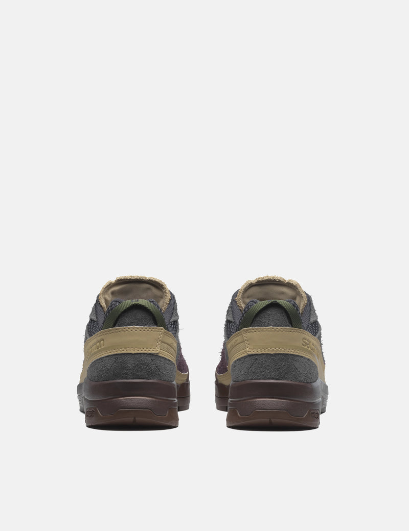Salomon X-ALP Suede Trainers - Plum Perfect/Nine Iron/Safari
