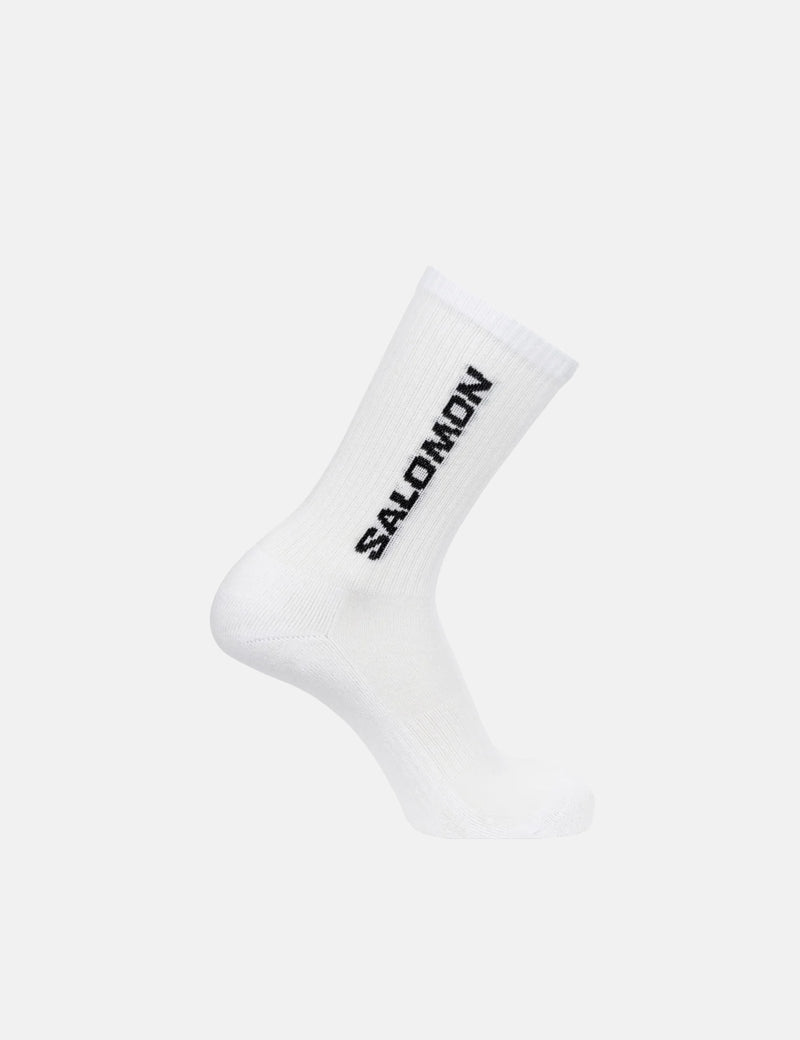 Salomon Everyday Crew Socks (3-Pack) - Black/White/Med Grey Melange