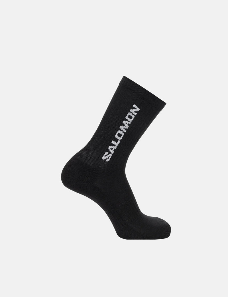 Salomon Everyday Crew Socks (3-Pack) - Black/White/Med Grey Melange