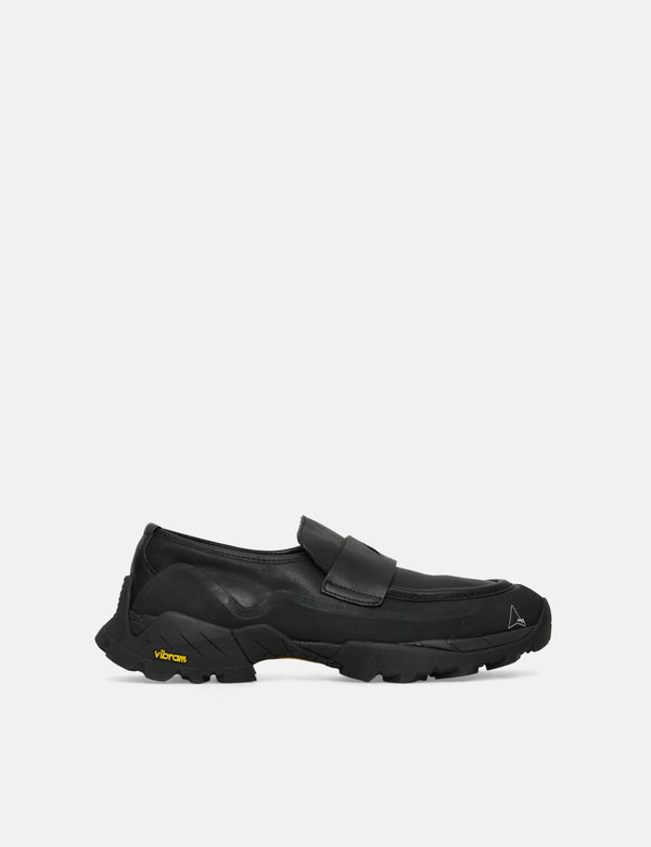 ROA Loafer Shoes - Black