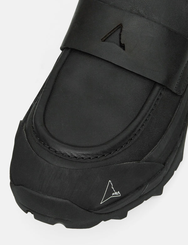 ROA Loafer Shoes - Black