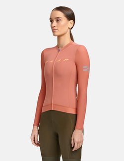 MAAP Maillot Femme Evade Pro Base Manches Longues - Rose Rose