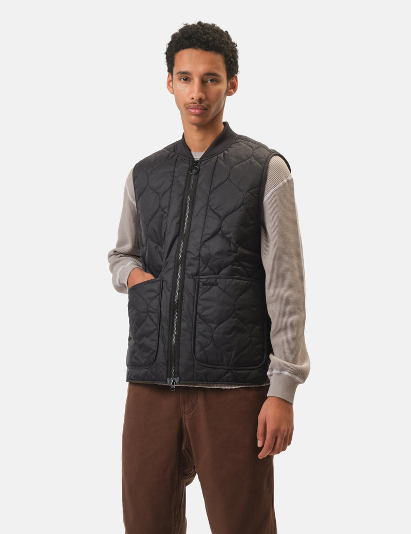 Barbour Re-Engineered Utility Liddesdale Quilted Gilet - Black