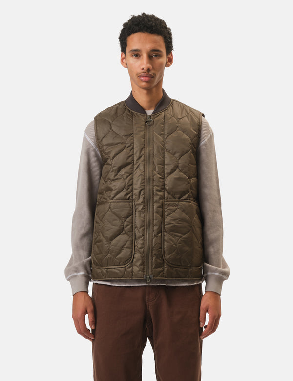 Barbour Re-Engineered Utility Liddesdale Gilet - Dark Olive Green