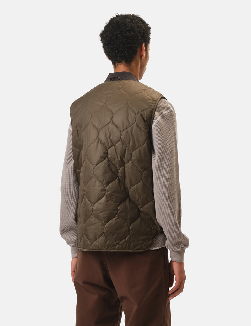 Barbour Re-Engineered Utility Liddesdale Gilet - Dark Olive Green