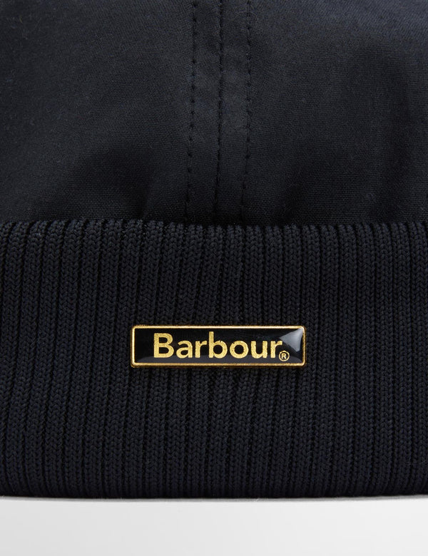 Barbour Oakmoor Wax Docker Hat - Black