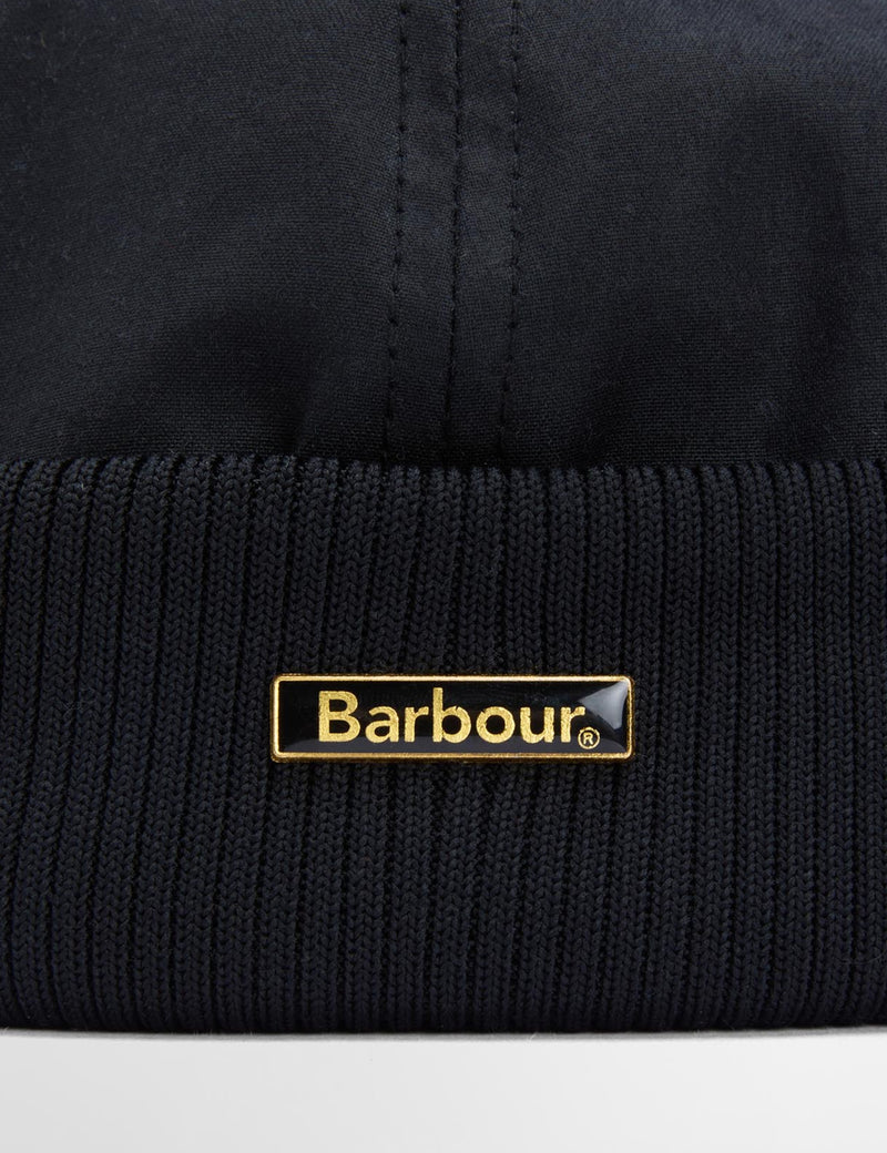 Barbour Oakmoor Wax Docker Hat - Black