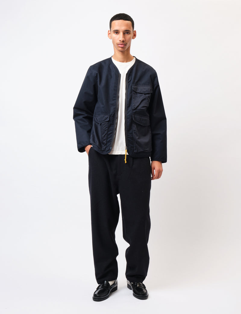 Universal Works Parachute Liner Jacket (Polytech) - Navy Blue