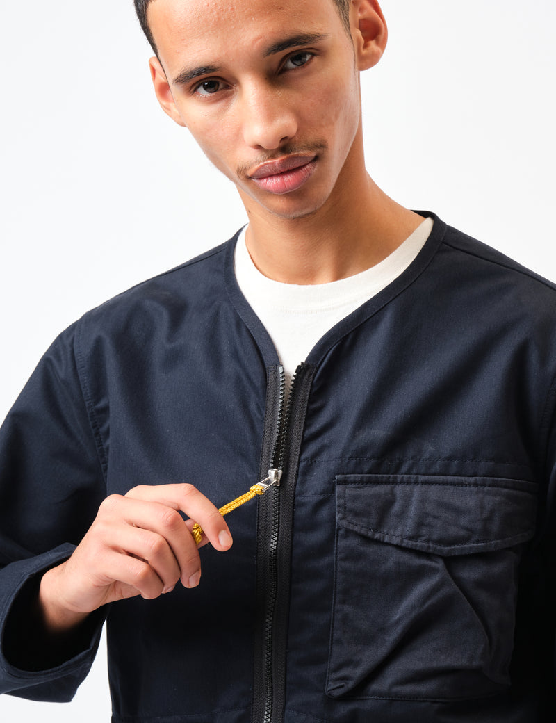 Universal Works Parachute Liner Jacket (Polytech) - Navy Blue