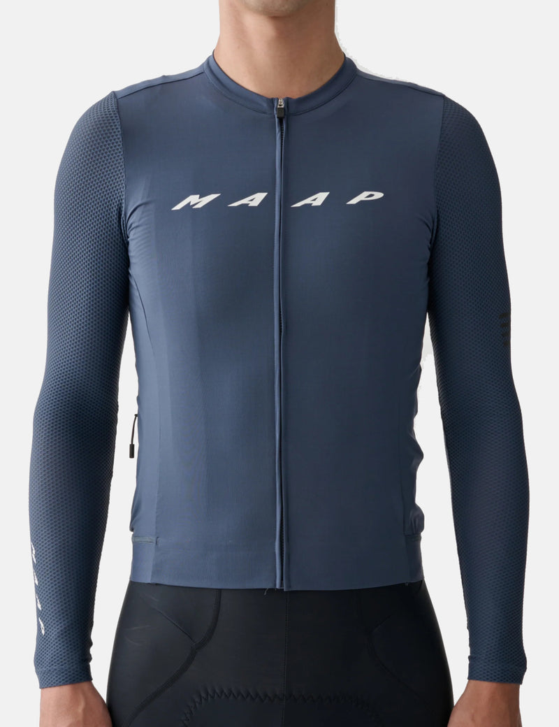 MAAP Evade Pro Base Long Sleeve Jersey 2.0 - Midnight Blue