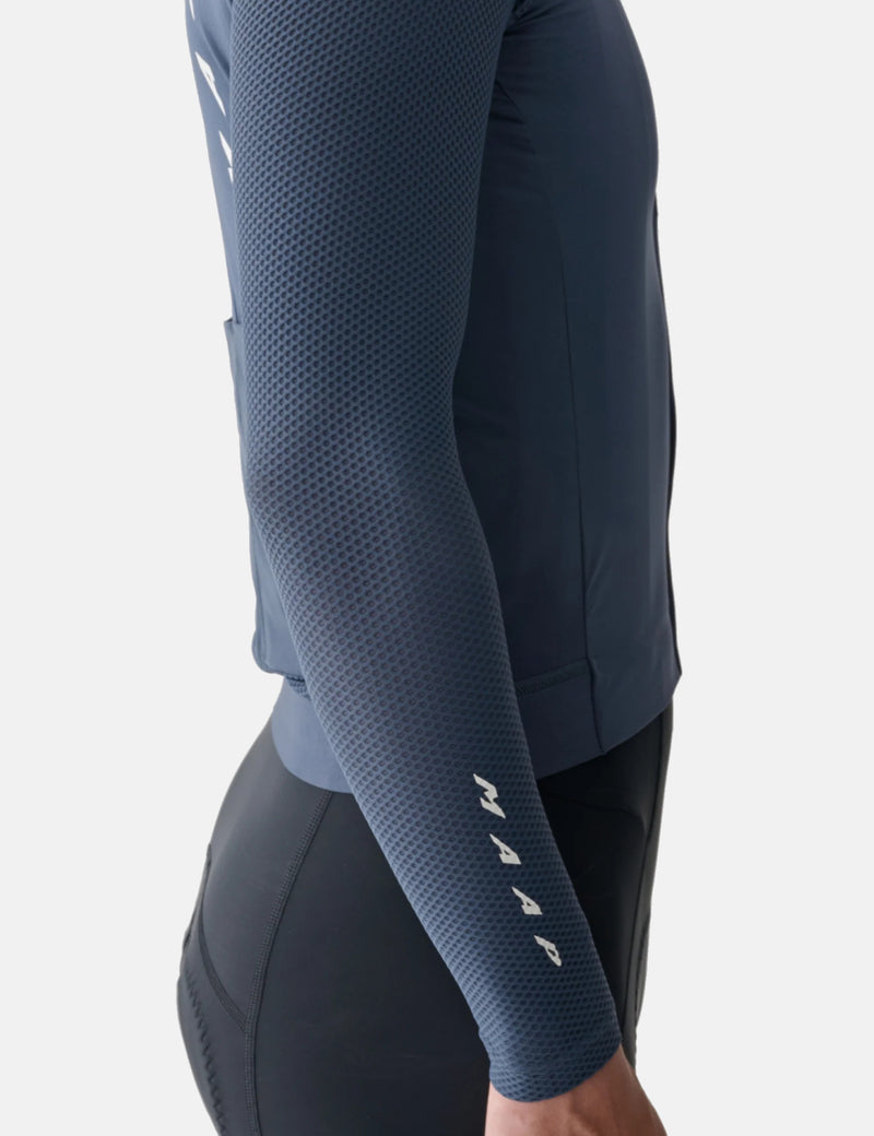 MAAP Evade Pro Base Long Sleeve Jersey 2.0 - Midnight Blue