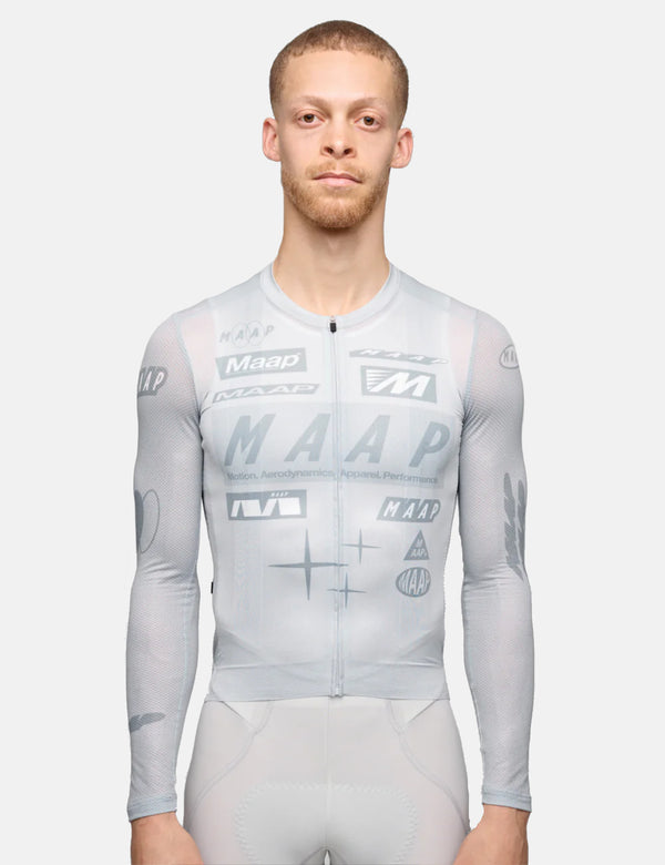 MAAP Drome Pro Air Long Sleeve Jersey 3.0 - Ice Gray